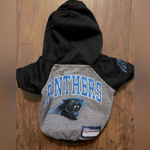 Carolina Panthers, XS dog/cat sweatshirt